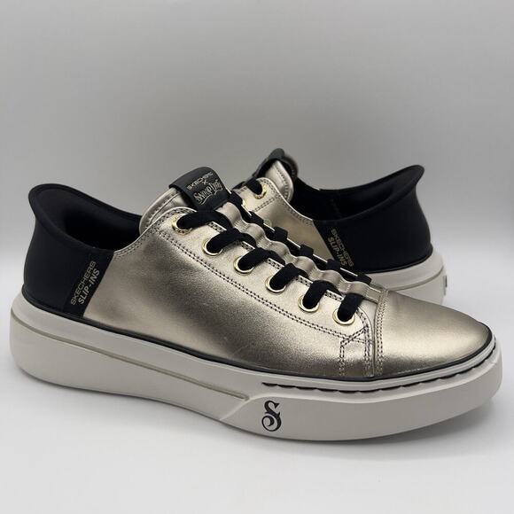 Skechers Premium Slip-ins Snoop Dogg One Double G Gold Black Sneaker M/10-W.11.5 - Picture 2 of 9